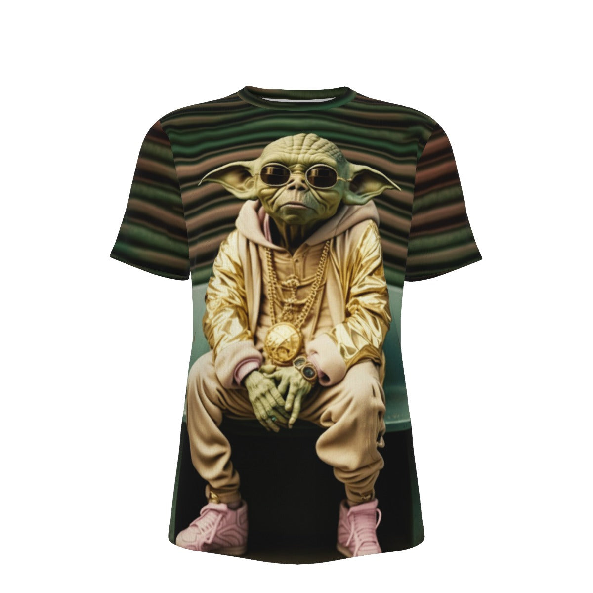 Gangsta Yoda O-Neck T-Shirt