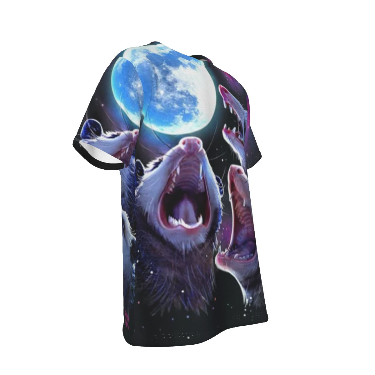 Possum Opossum Howling at the Moon O-Neck T-Shirt