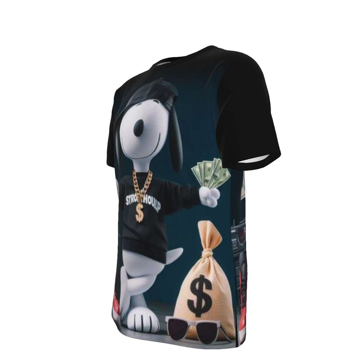 Gangsta Snoopy O-Neck T-Shirt