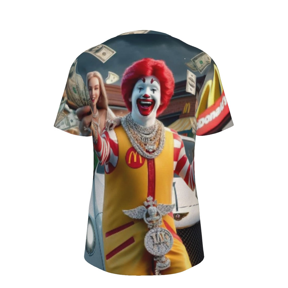 Gangsta Ronald McDonald O-Neck T-Shirt