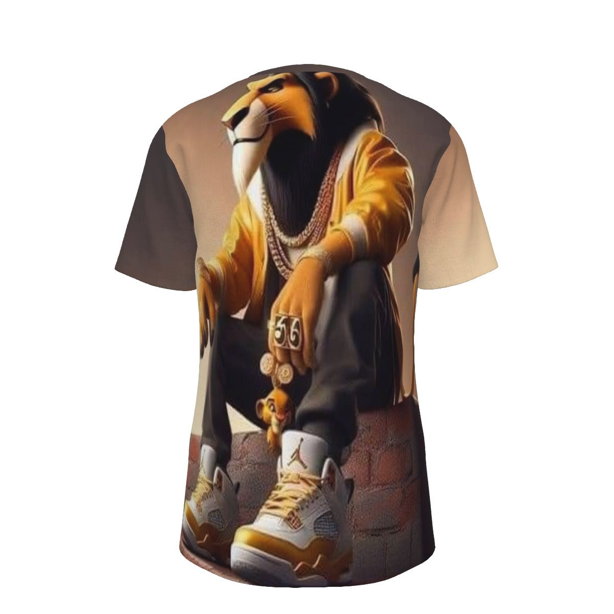 Gangsta Scar The Lion King O-Neck T-Shirt