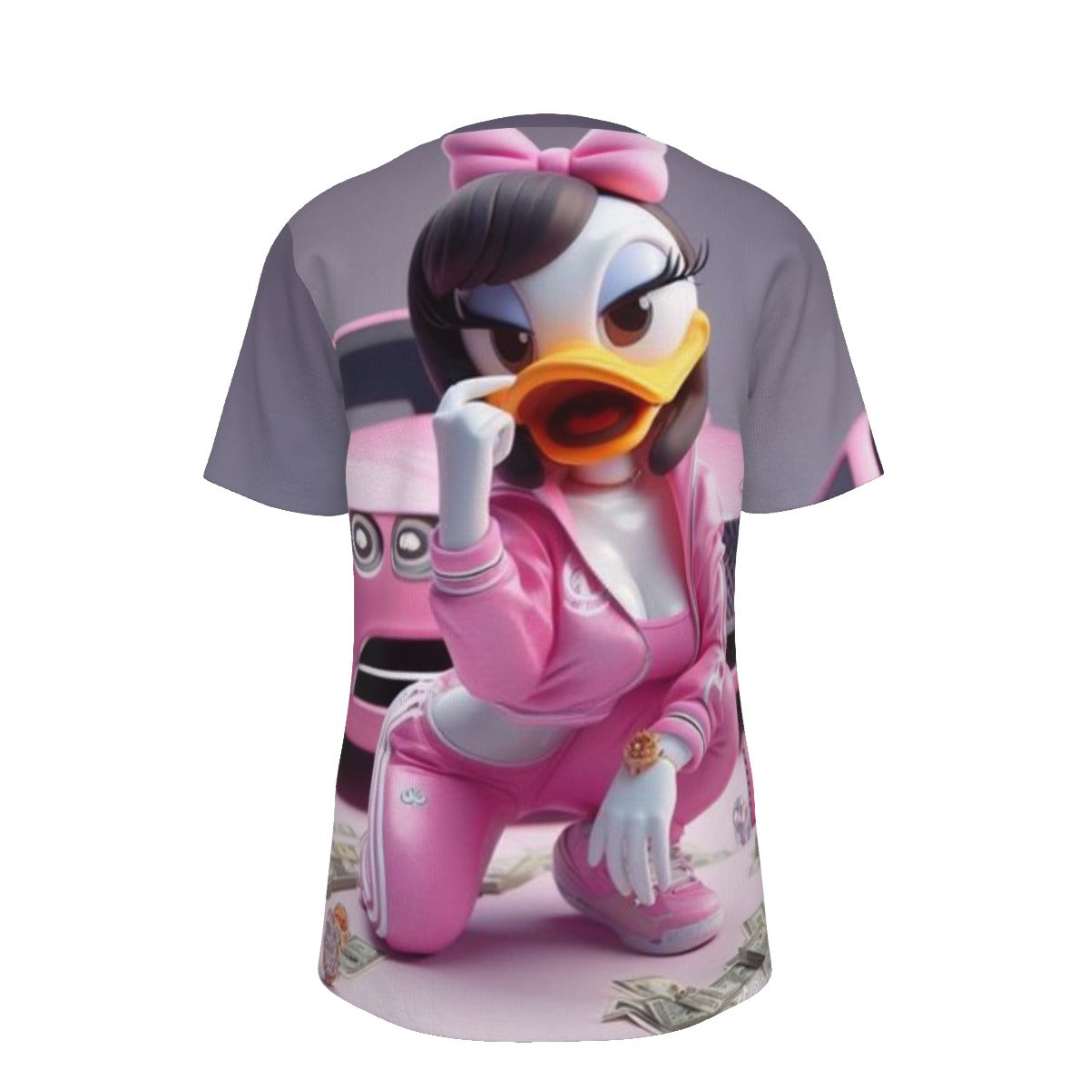 Gangsta Sexy Daisy Duck O-Neck T-Shirt