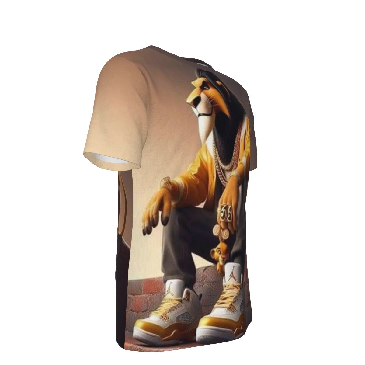 Gangsta Scar The Lion King O-Neck T-Shirt