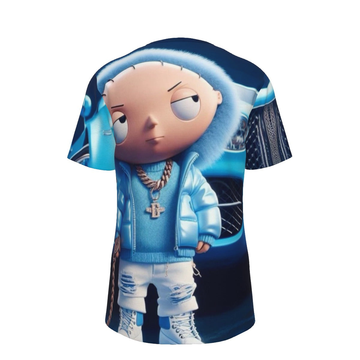 Gangsta Stewie Faily Guy O-Neck T-Shirt