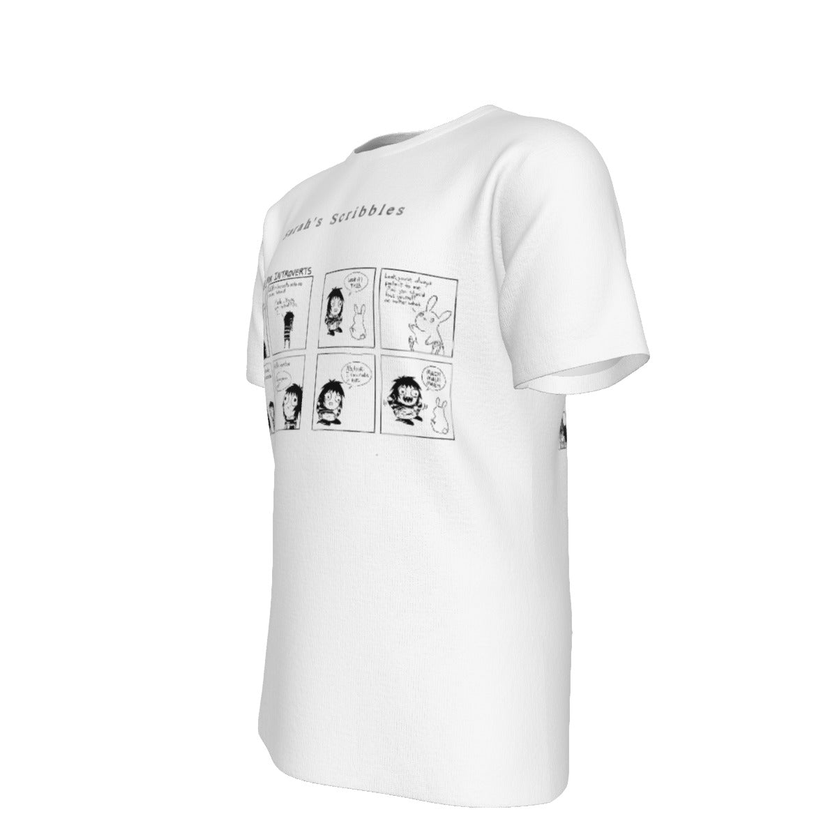 Sarah's Scribbles Nightmare for Introverts  O-Neck T-Shirt