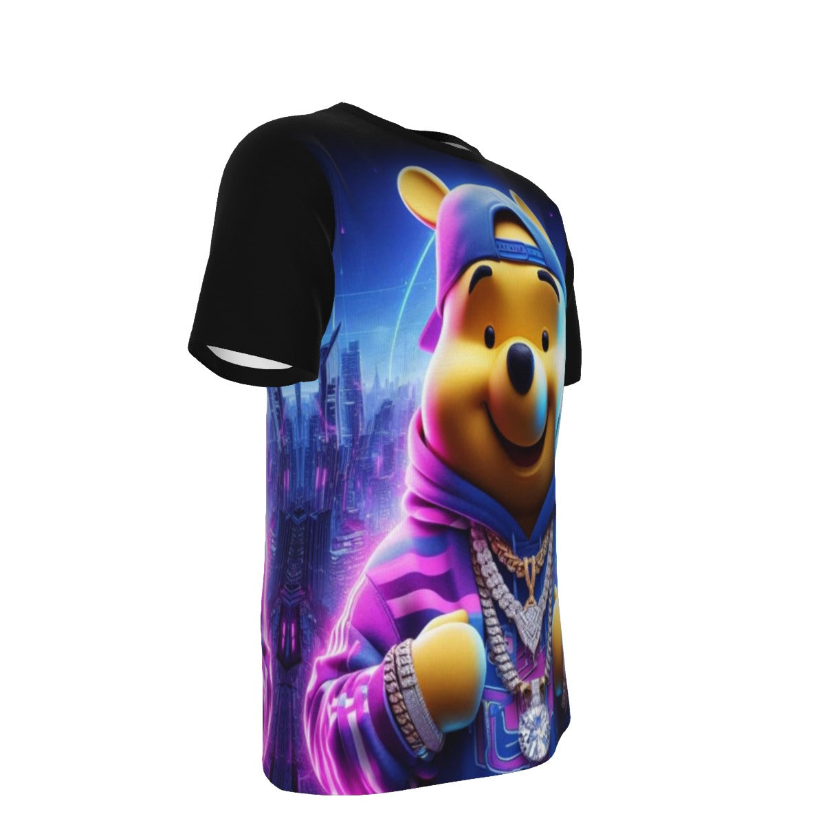 Gangsta Winnie The Pooh O-Neck T-Shirt