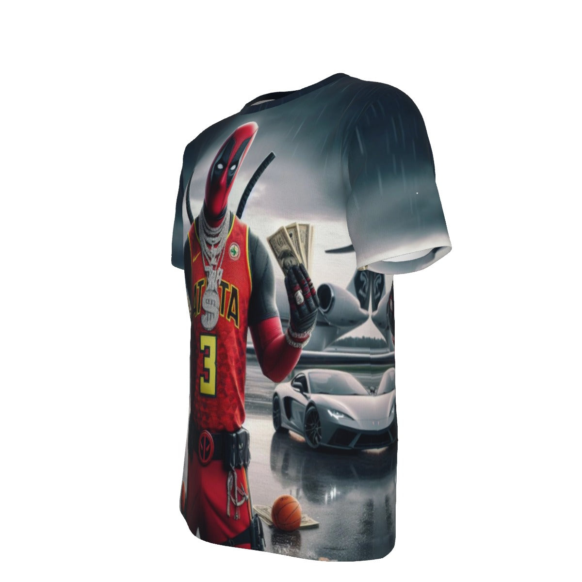 Gangsta Deadpool O-Neck T-Shirt