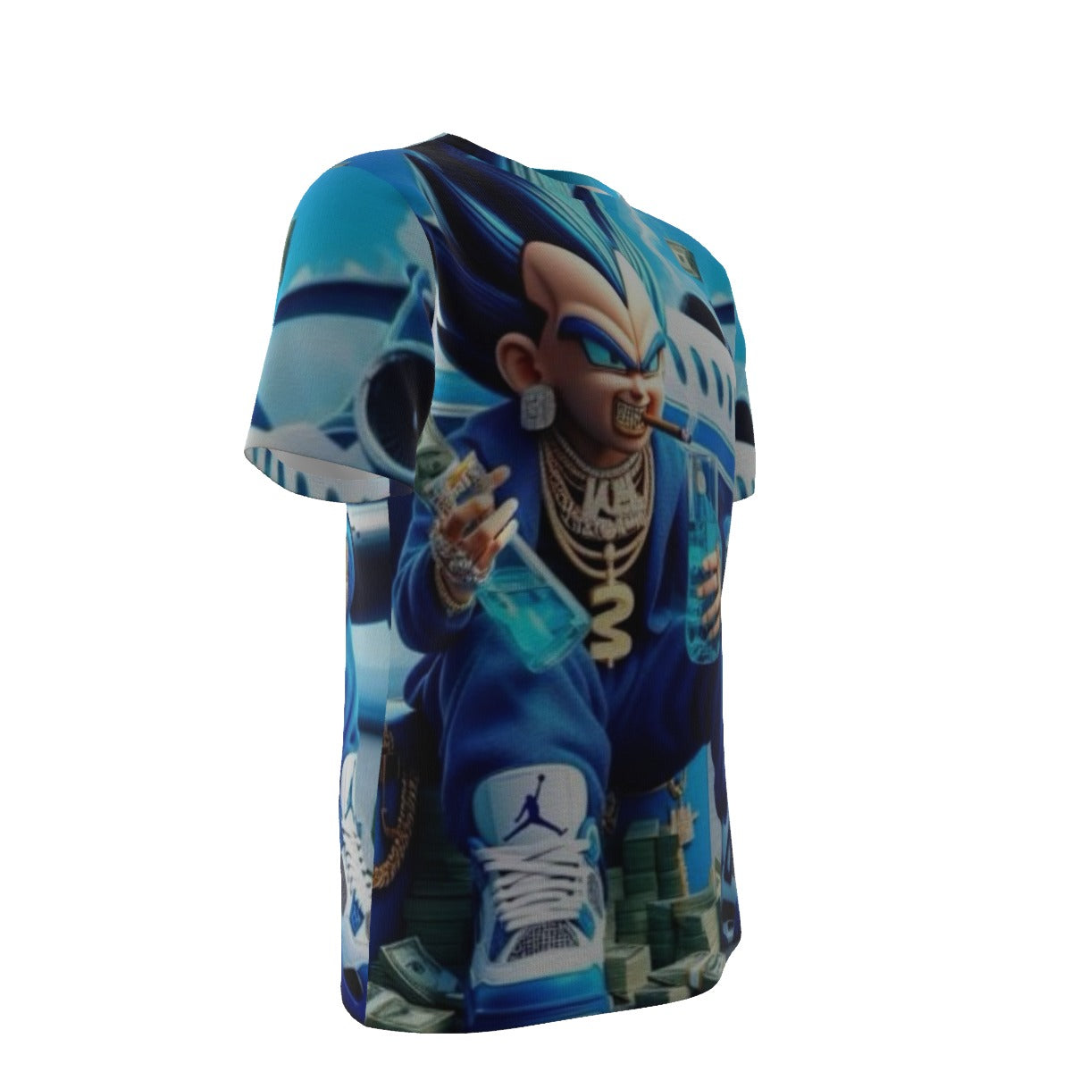 Gangsta Vegeta Dragon Ball Z O-Neck T-Shirt