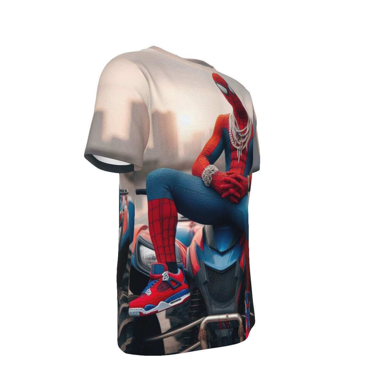 Gangsta Spiderman O-Neck T-Shirt