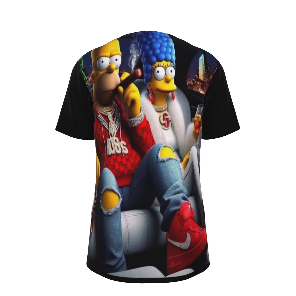 Gangsta Simpsons O-Neck T-Shirt