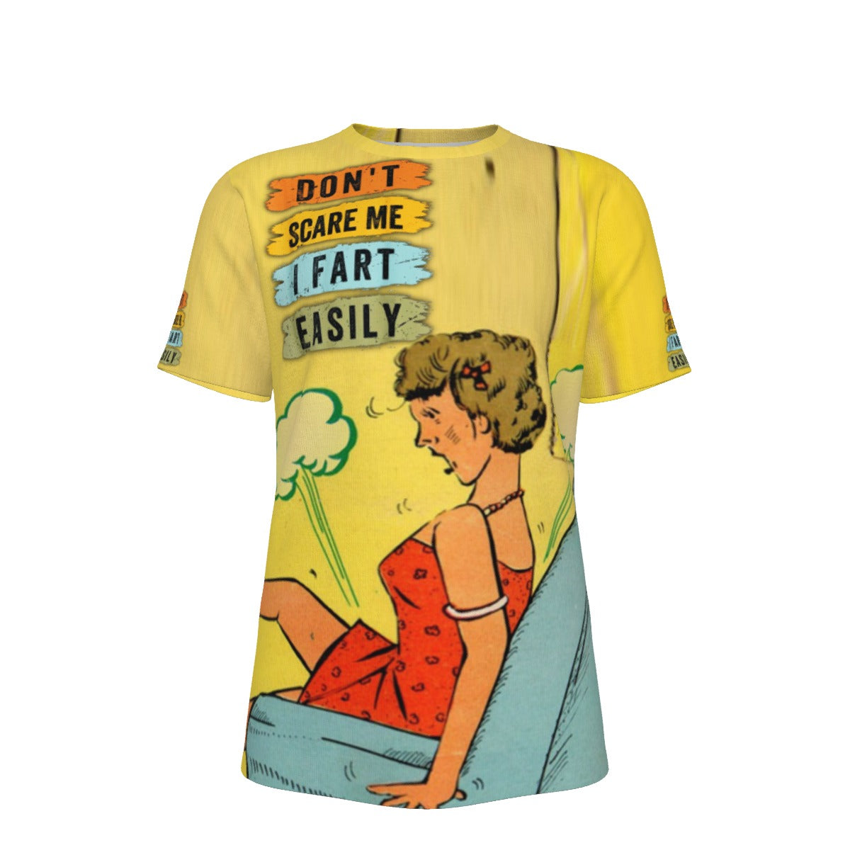 Don't Scare Me I Fart Easily O-Neck T-Shirt