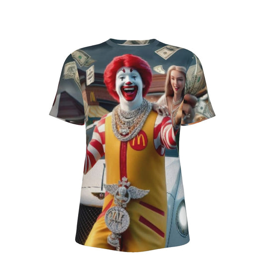 Gangsta Ronald McDonald O-Neck T-Shirt