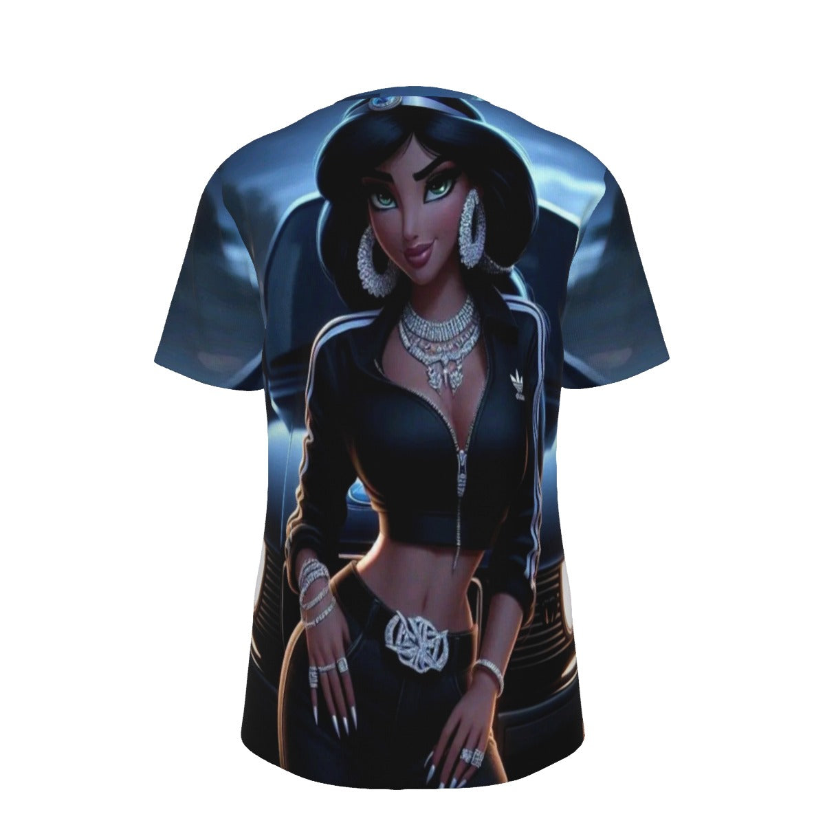 Sexy Gangsta Princess Jasmine O-Neck T-Shirt